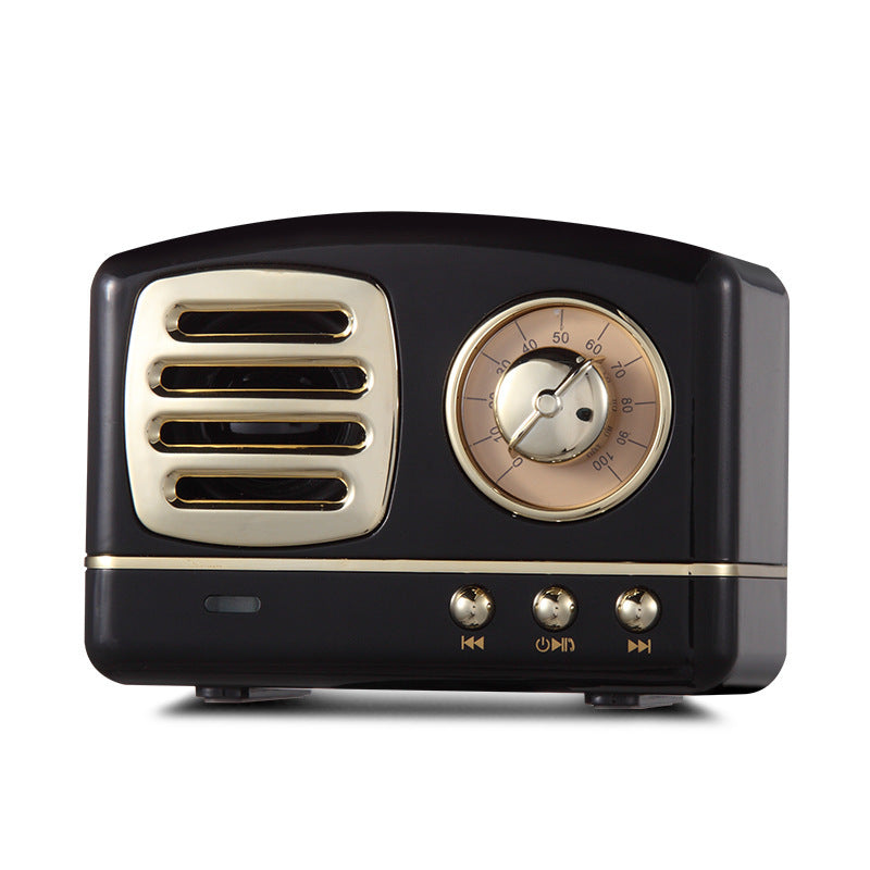 Retro Knob Wireless Bluetooth Speaker U Disk Card Radio Portable Multi-color Bluetooth Audio - Fabs things