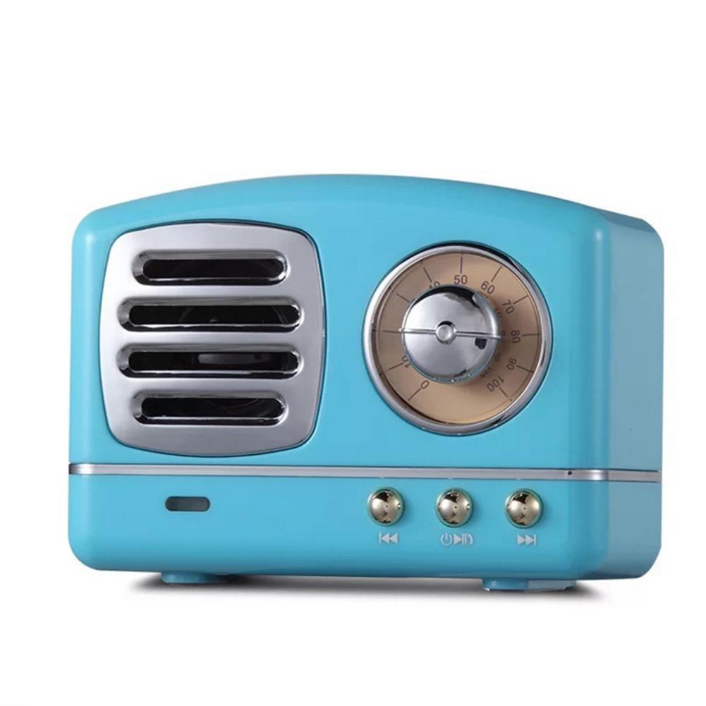 Retro Knob Wireless Bluetooth Speaker U Disk Card Radio Portable Multi-color Bluetooth Audio - Fabs things