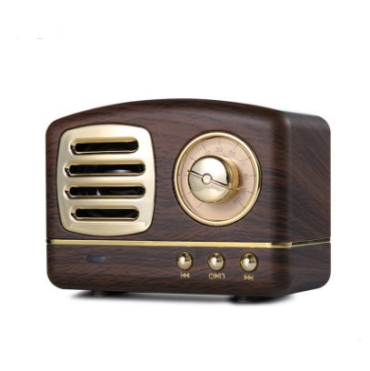 Retro Knob Wireless Bluetooth Speaker U Disk Card Radio Portable Multi-color Bluetooth Audio - Fabs things