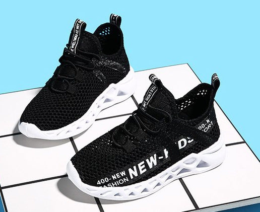New Mesh Kids Sneakers Lightweight Children Shoes Casual Breathable Boys Shoes Non-slip Girls Sneakers - Fabs things