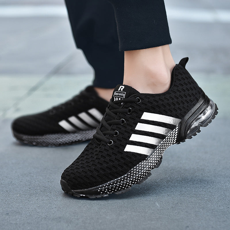 Best selling couple sports shoes breathable mesh outdoor men and women running shoes sports shoes fitness jogging shoes men - Fabs things