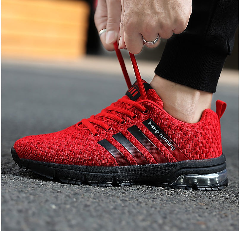 Best selling couple sports shoes breathable mesh outdoor men and women running shoes sports shoes fitness jogging shoes men - Fabs things