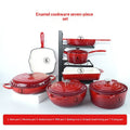 7-Piece Cast Iron Enamel Cookware Set - Fabs things