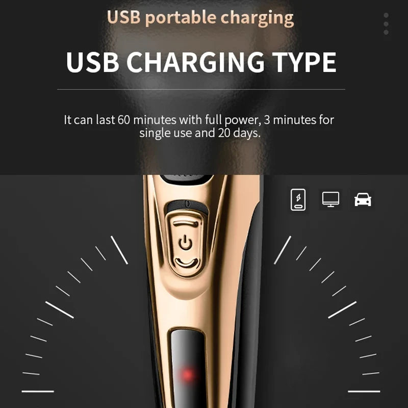 Kemei 3in1 Grooming Kit Electric Shaver For Men Beard Hair Trimmer Body Nose Ear Shaving Machine Face Razor Rechargeable - Fabs things