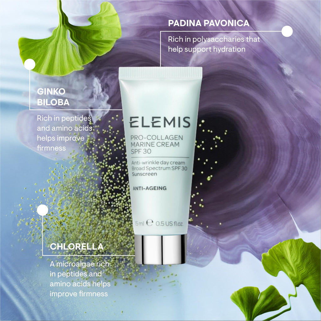ELEMIS Pro-Collagen Marine Cream SPF 30, Lightweight Anti-Wrinkle Daily Facial Moisturizer - Fabs things