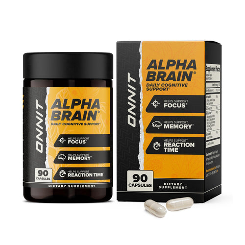 Alpha BRAIN® Cognitive support, including memory, focus & mental processing speed (90 Count) - Fabs things