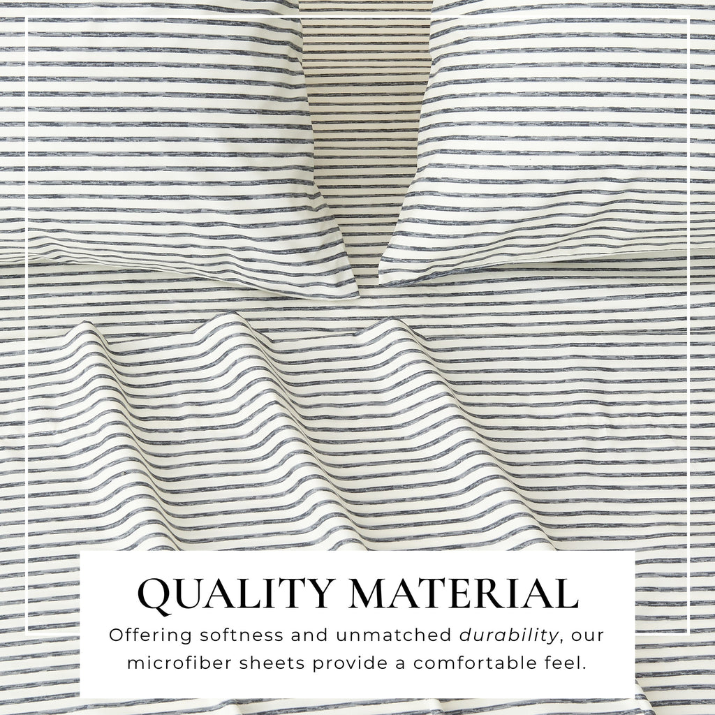 Striped Sheet Set - Evette Collection