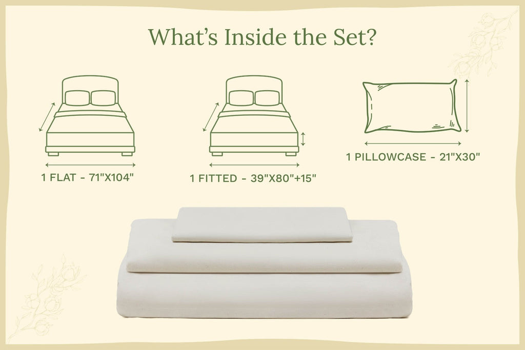 Organic Sateen Bed Sheets Set - Fabs things