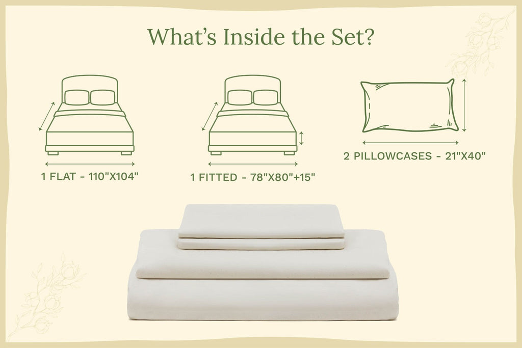 Organic Sateen Bed Sheets Set - Fabs things
