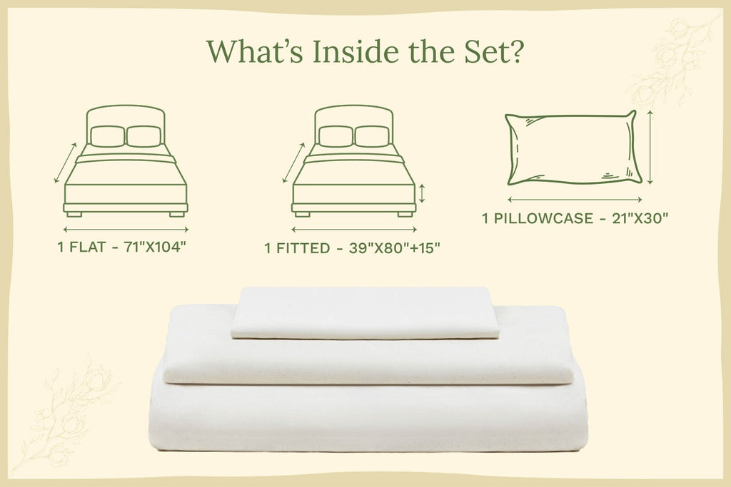 Organic Sateen Bed Sheets Set - Fabs things