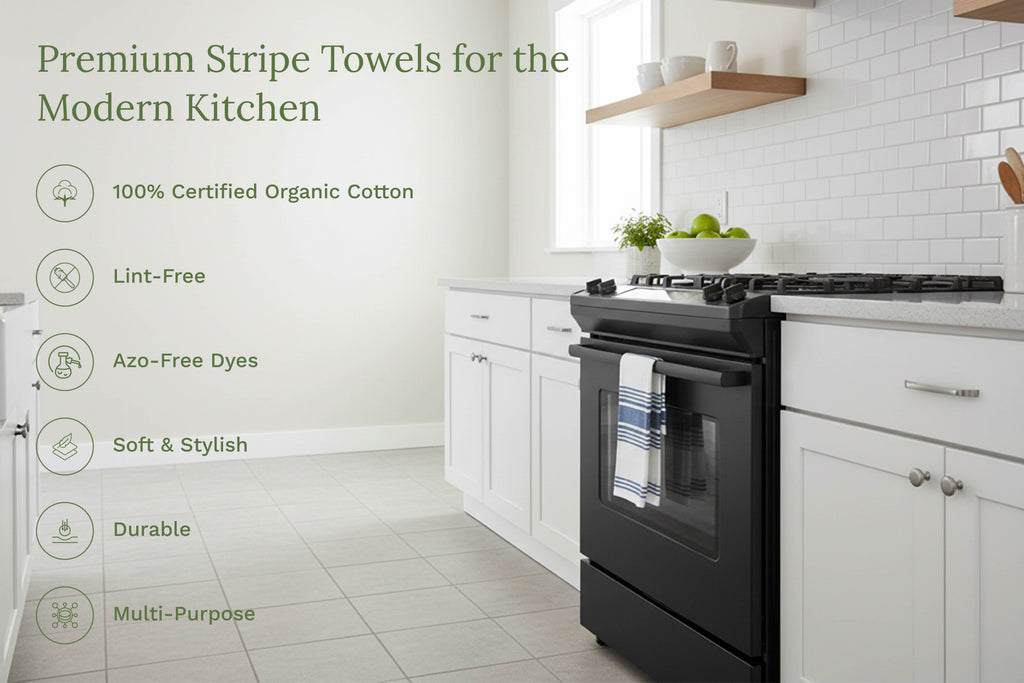 Striped Kitchen Towels - Fabs things