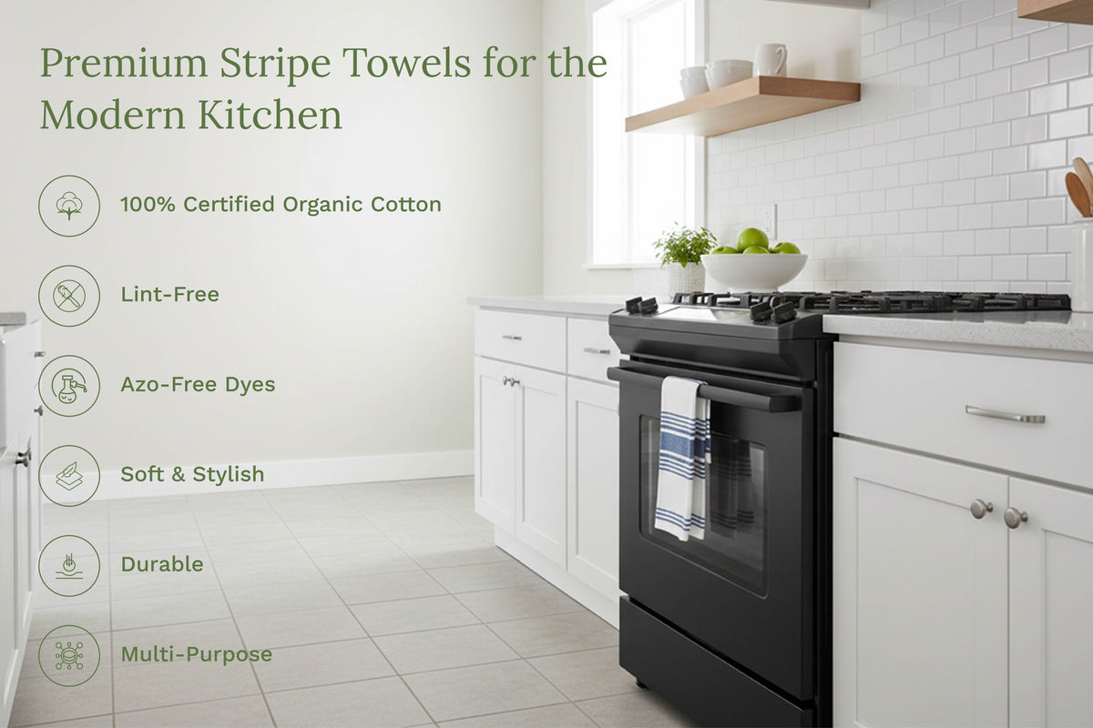 Striped Kitchen Towels - Fabs things