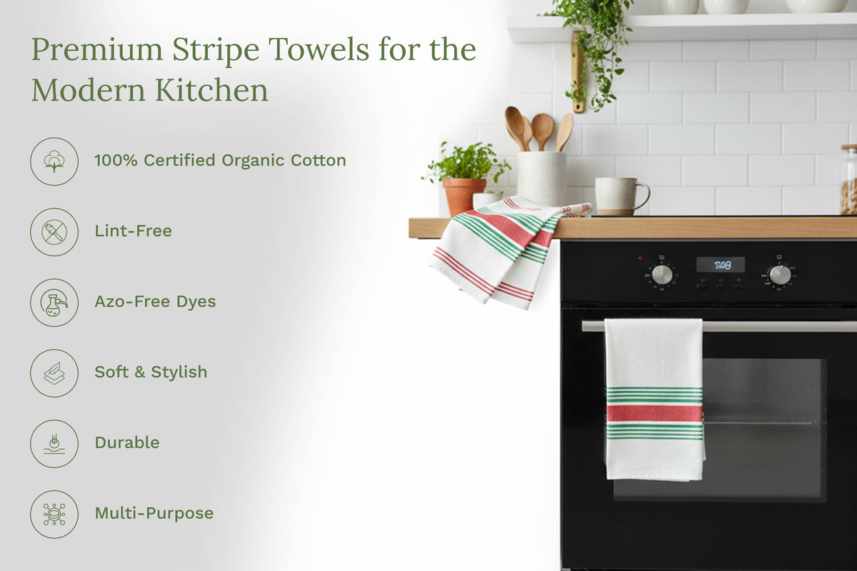 Striped Kitchen Towels - Fabs things