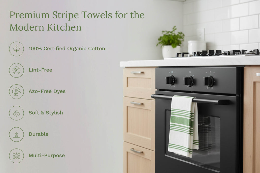 Striped Kitchen Towels - Fabs things