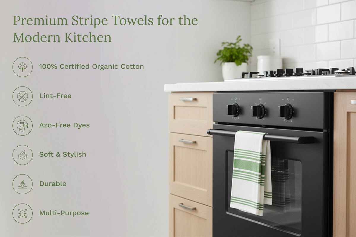 Striped Kitchen Towels - Fabs things