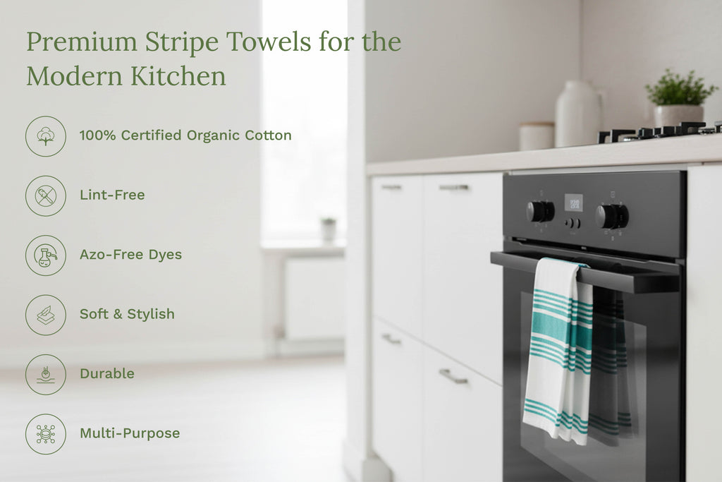 Striped Kitchen Towels - Fabs things