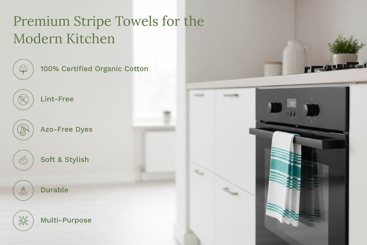 Striped Kitchen Towels - Fabs things