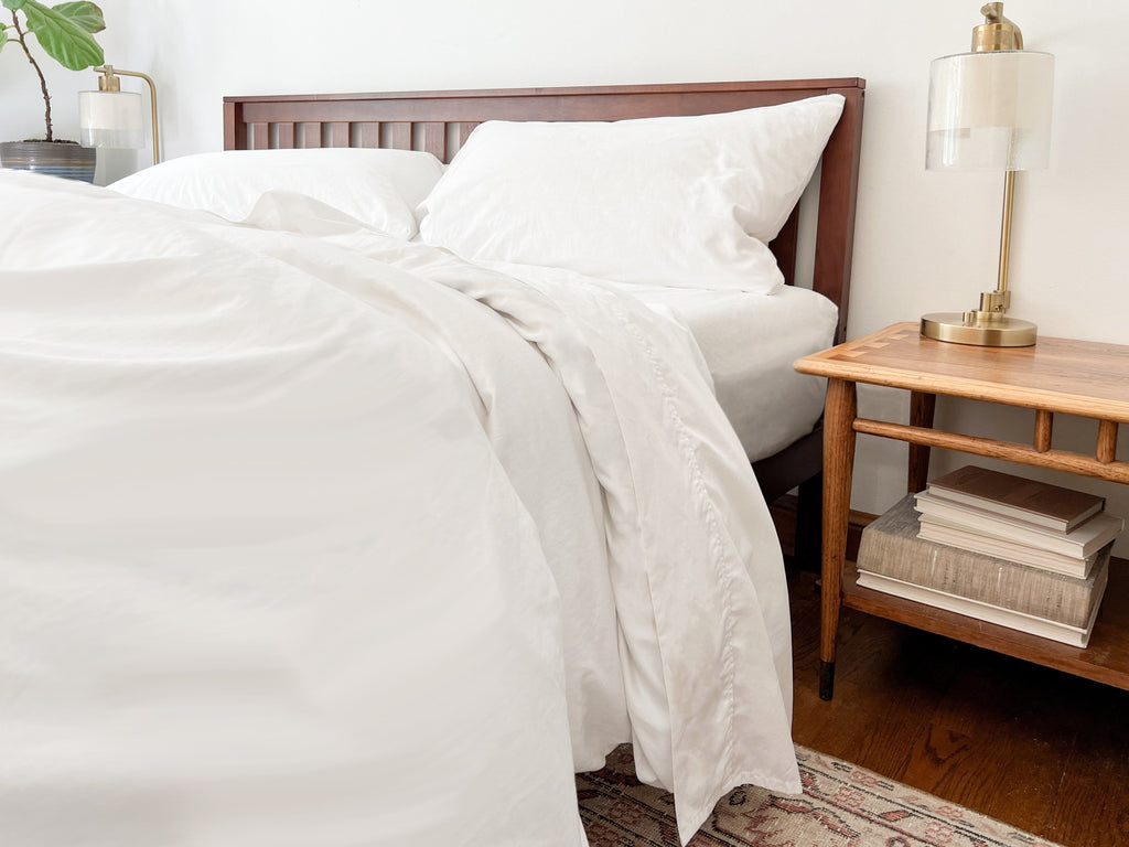 Organic Percale Bed Sheets Set - Fabs things