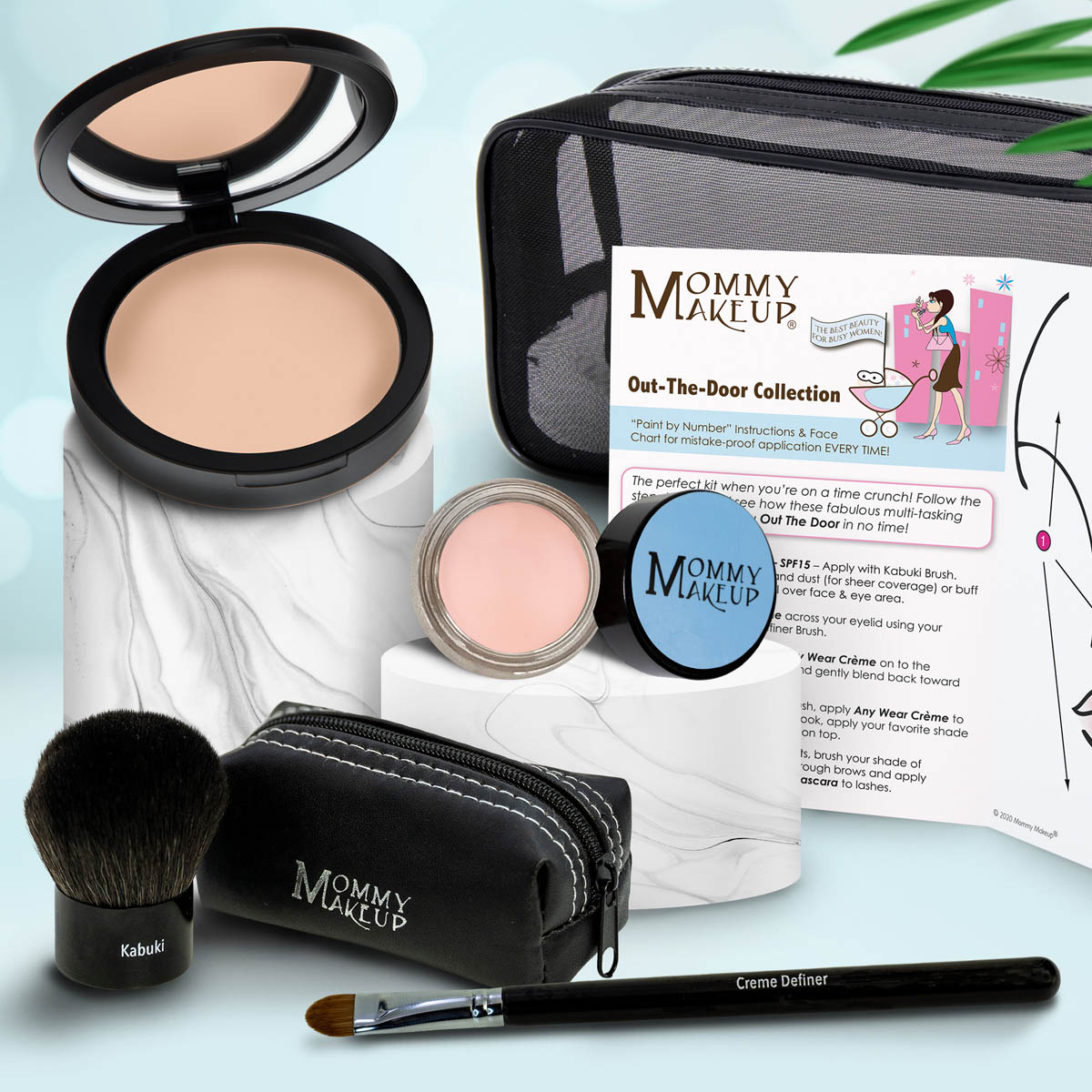 Out The Door Collection | Travel-friendly, Multi-tasking,Talc-free Makeup Set - Fabs things