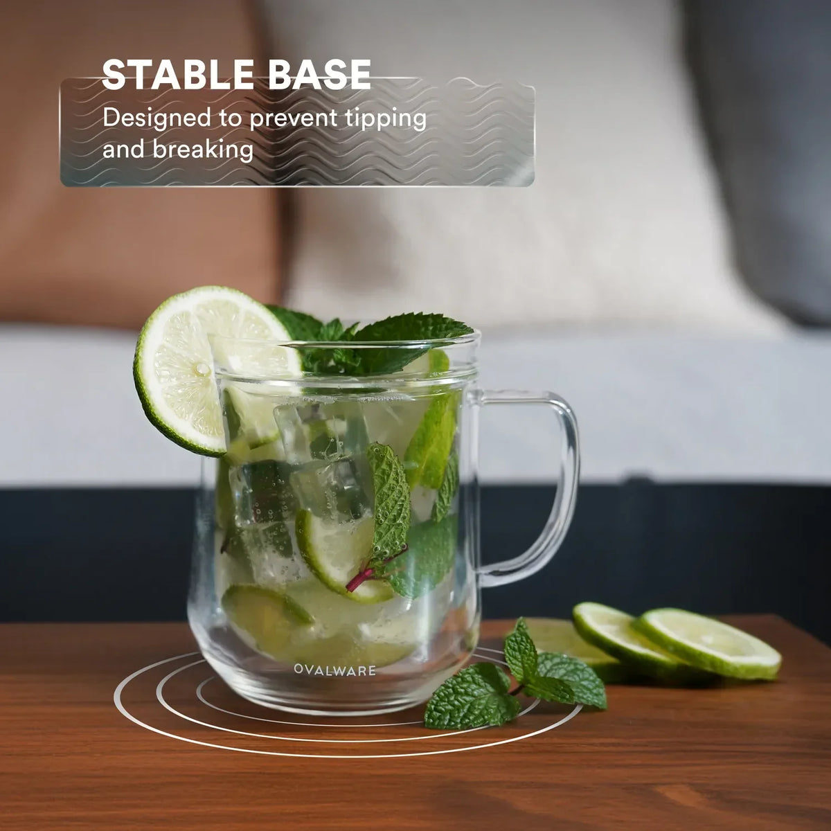 Double Wall Mug - 500ml/17oz (Set of 2) - Fabs things