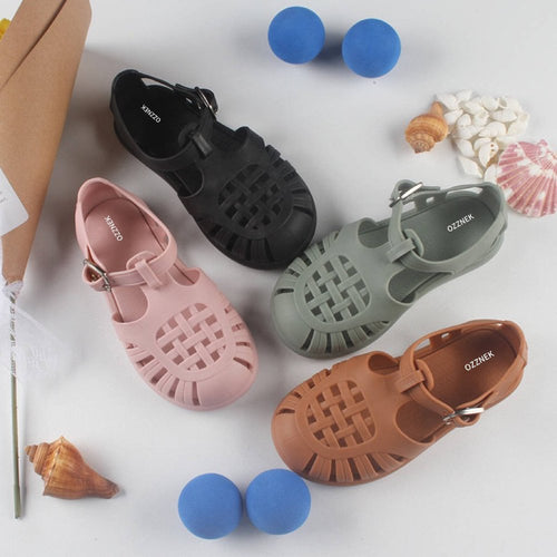 Aqua-Joy Kids Jelly Sandals – Waterproof Toddler Summer Shoes with Wide Toe Box & Anti-Slip Sole - Fabs things