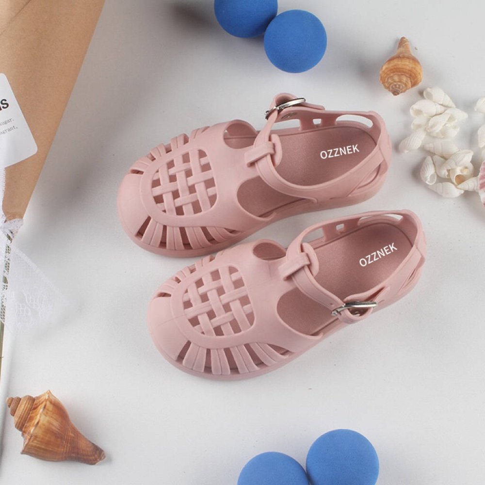 Aqua-Joy Kids Jelly Sandals – Waterproof Toddler Summer Shoes with Wide Toe Box & Anti-Slip Sole - Fabs things