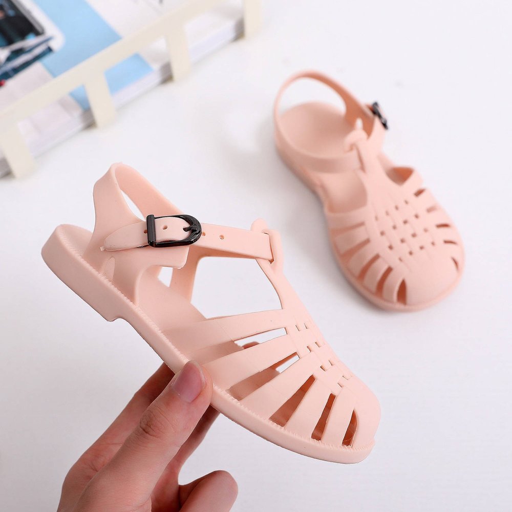 Aqua-Joy Kids Jelly Sandals – Waterproof Toddler Summer Shoes with Wide Toe Box & Anti-Slip Sole - Fabs things