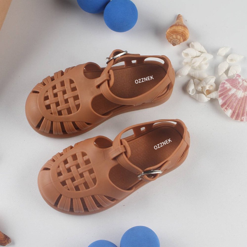 Aqua-Joy Kids Jelly Sandals – Waterproof Toddler Summer Shoes with Wide Toe Box & Anti-Slip Sole - Fabs things