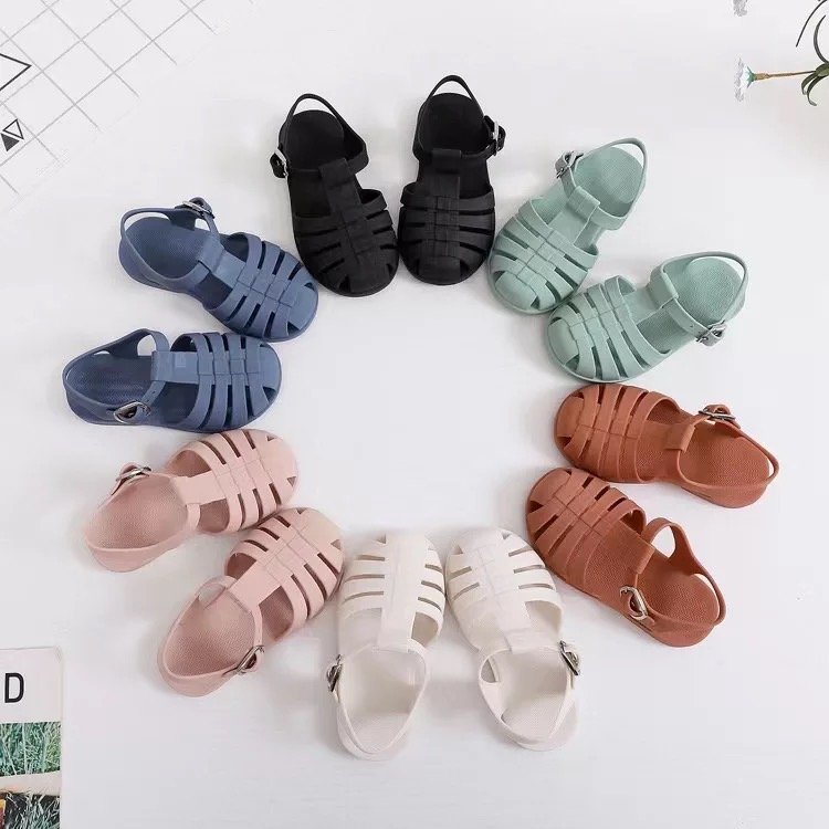 Roman Kids' Barefoot Jelly Sandals | Waterproof & Wide Toe Box - Fabs things
