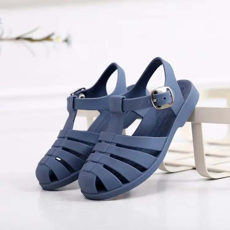Roman Kids' Barefoot Jelly Sandals | Waterproof & Wide Toe Box - Fabs things