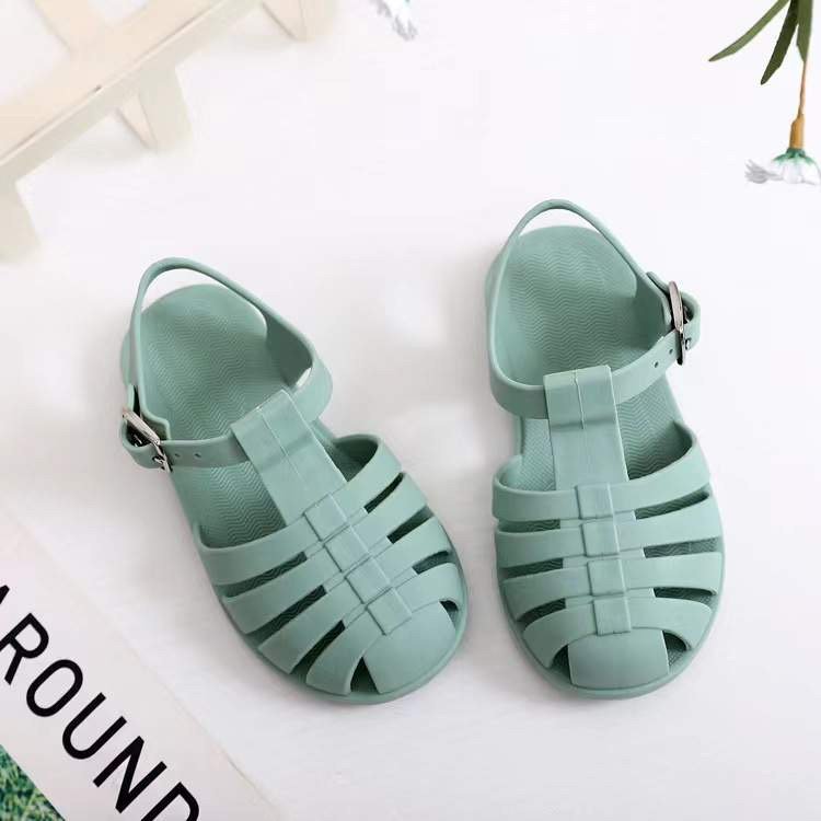 Roman Kids' Barefoot Jelly Sandals | Waterproof & Wide Toe Box - Fabs things