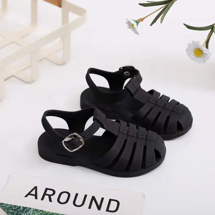 Roman Kids' Barefoot Jelly Sandals | Waterproof & Wide Toe Box - Fabs things