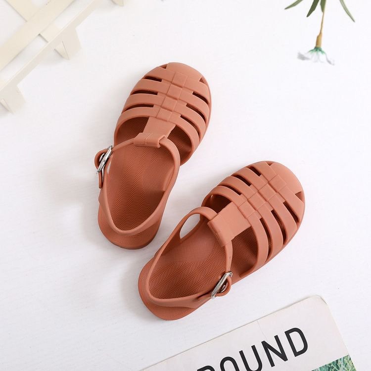Roman Kids' Barefoot Jelly Sandals | Waterproof & Wide Toe Box - Fabs things