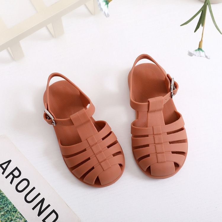 Roman Kids' Barefoot Jelly Sandals | Waterproof & Wide Toe Box - Fabs things