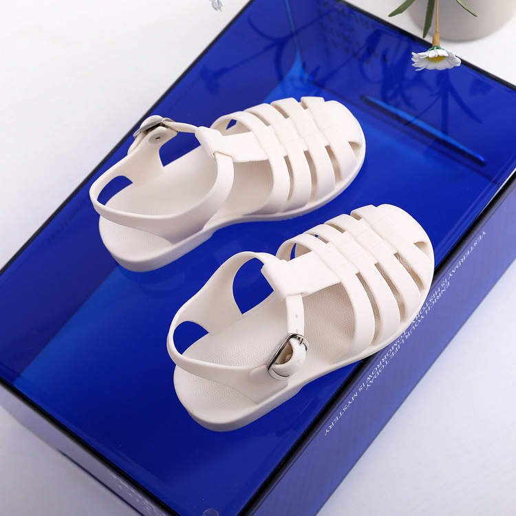 Roman Kids' Barefoot Jelly Sandals | Waterproof & Wide Toe Box - Fabs things