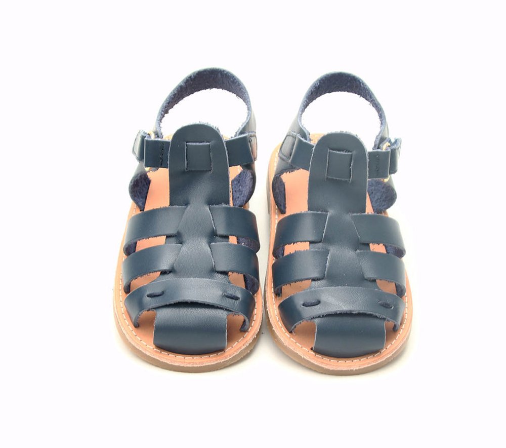 Kids' Italian Leather Sandals | Wide Toe Box & Flexible Sole for Toddlers| Venetian - Fabs things