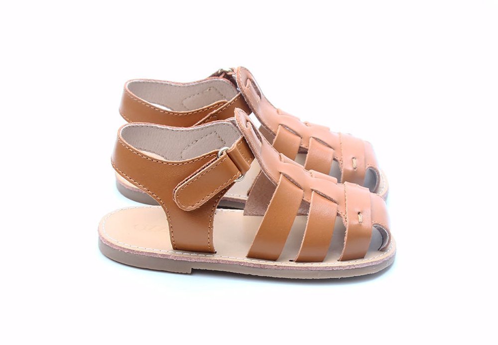 Kids' Italian Leather Sandals | Wide Toe Box & Flexible Sole for Toddlers| Venetian - Fabs things