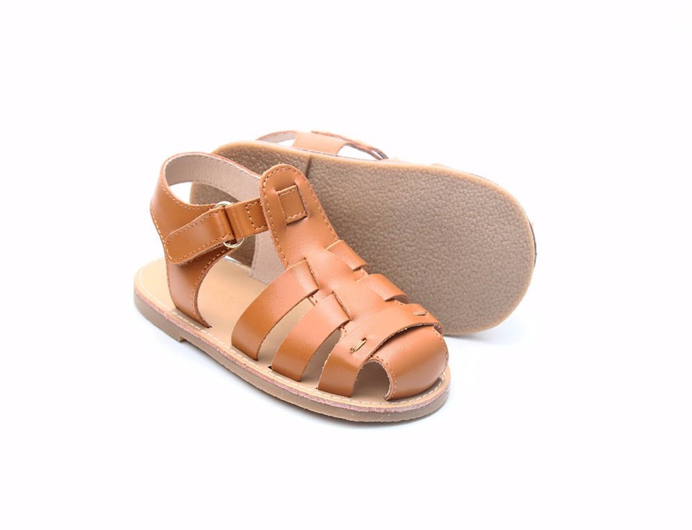 Kids' Italian Leather Sandals | Wide Toe Box & Flexible Sole for Toddlers| Venetian - Fabs things
