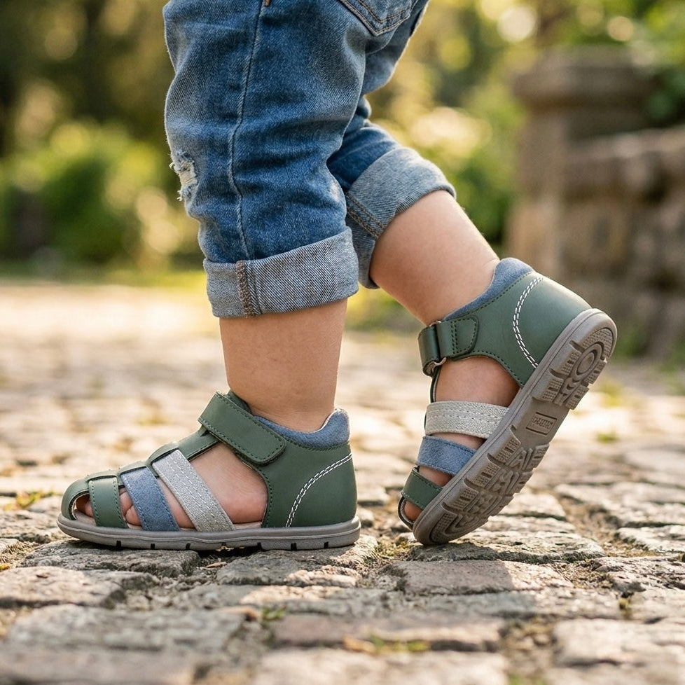 Clover Green Barefoot Toddler Sandals – Comfortable and Stylish - Fabs things