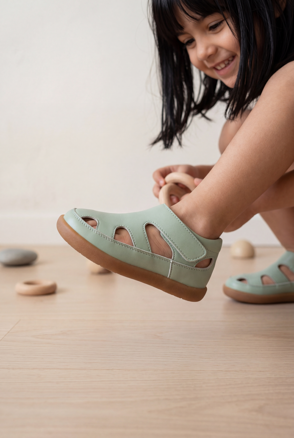 Toddler Wide Toe Box Sandals| Sprout Barefoot Summer Sandals for Kids - Fabs things