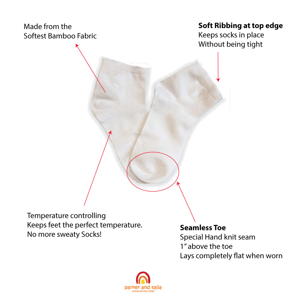 Ankle SmoothToe™ Socks – 5 Pack (Multi Color) - Fabs things