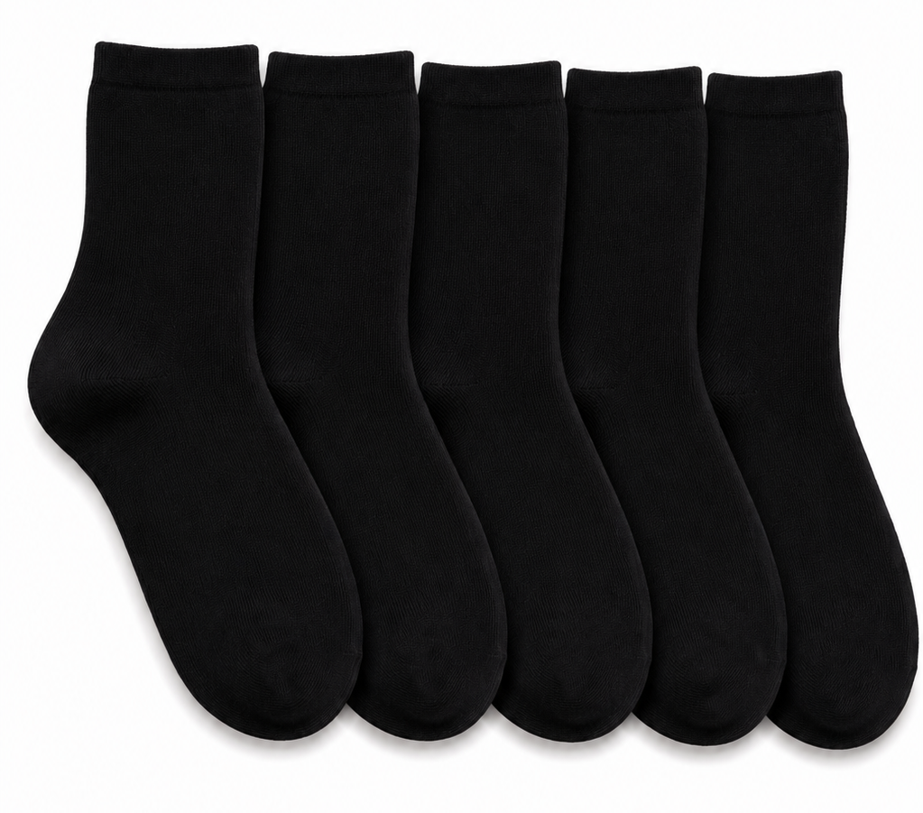 Crew SmoothToe™ Socks – 5 Pack (more color options inside) - Fabs things
