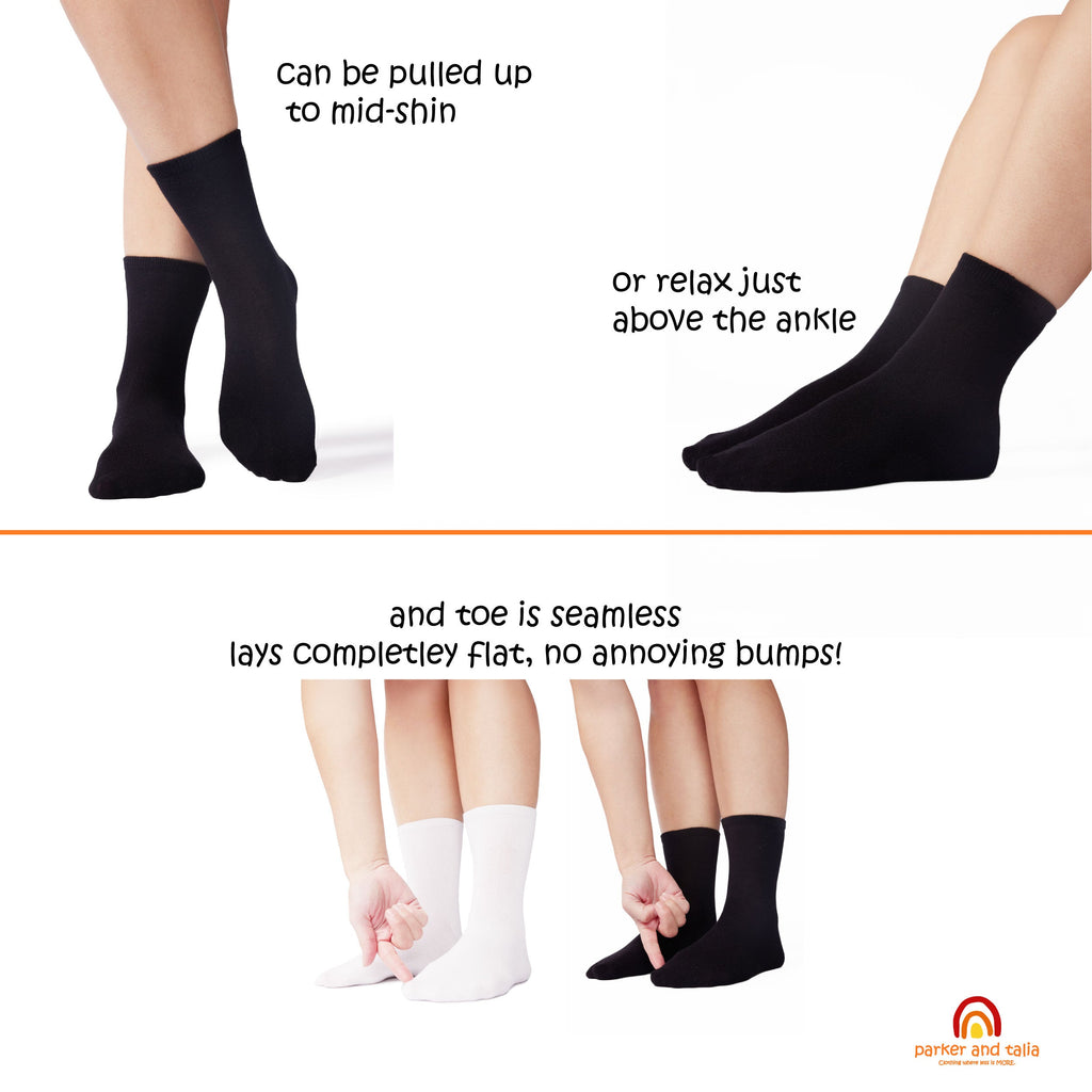 Crew SmoothToe™ Socks – 5 Pack (more color options inside) - Fabs things