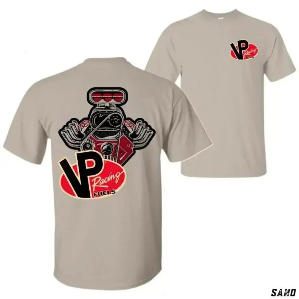 VP Racing Fuels V8 Engine Graphic Tee - Men's Tropical Car Lover's T-shirt, Summer Fashion Apparel - Fabs things