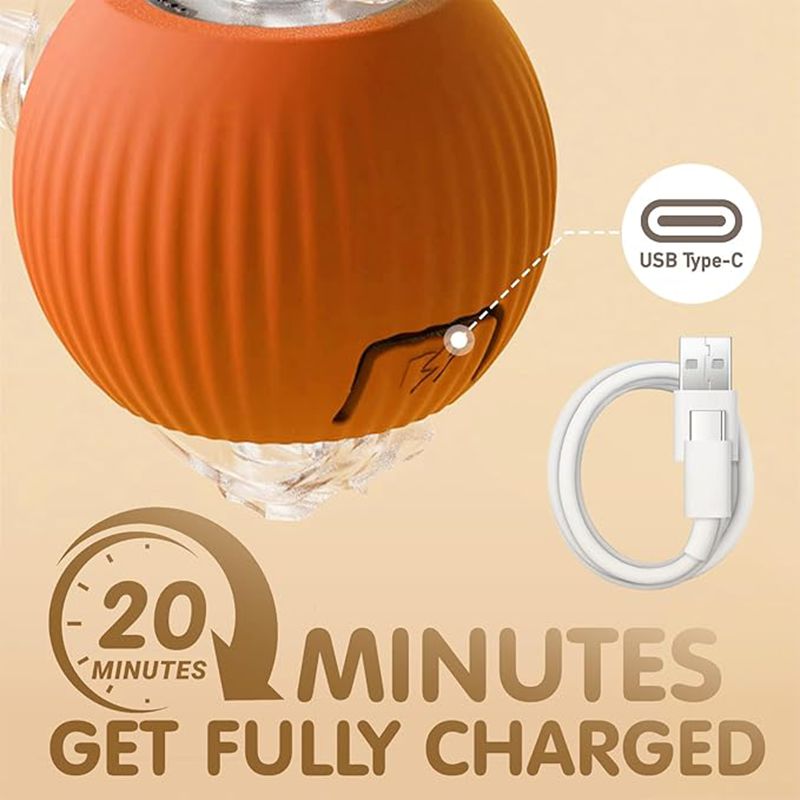 Cat Interactive Ball Toys Automatic Rolling Ball For Kitten Rechargeable Smart Pet Electric Toys With Teaser Sensor Cat Ball Toy - Fabs things