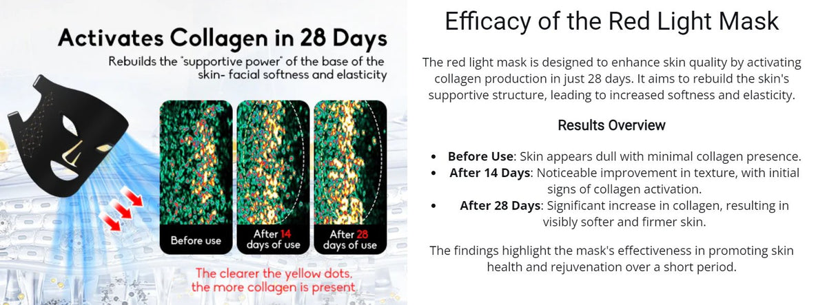 Luxe Professional Skin Care Rejuvenating LED Face Mask - Fabs things