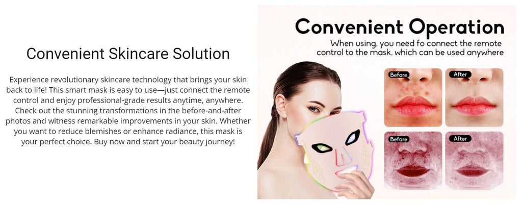 Luxe Professional Skin Care Rejuvenating LED Face Mask - Fabs things