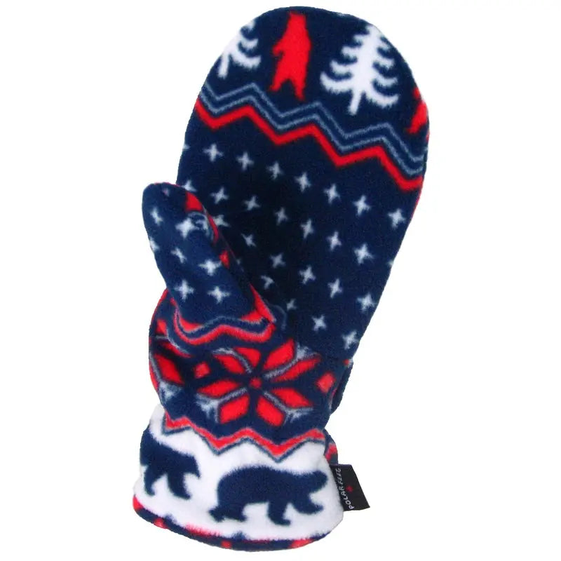 Polar Feet Fleece Mittens - Warm Fleece Gloves for Winter - Fabs things