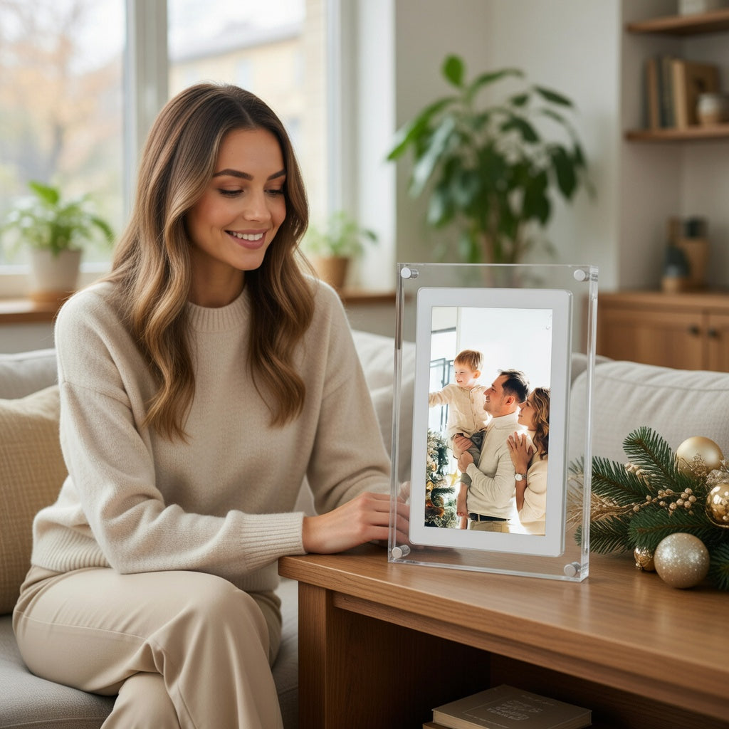 Digital Photo Frame with WiFi & Cloud Storage