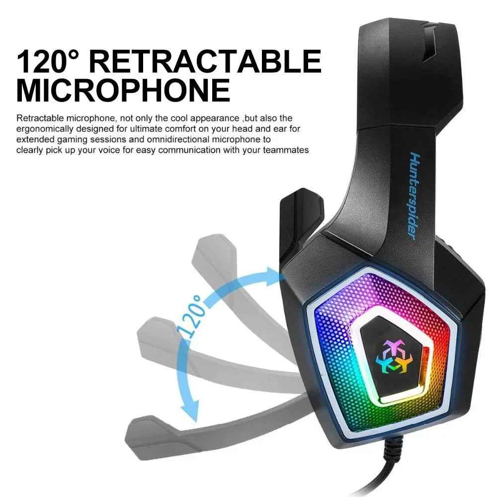 Dragon Stereo LED Gaming Headset with Microphone - Fabs things